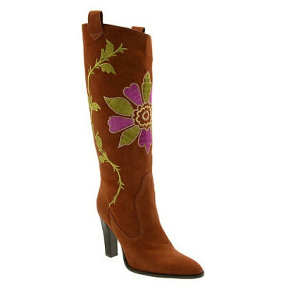 Vince Camuto Imagine Suede knee high platform heels